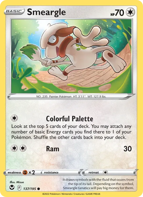 Smeargle, Silver Tempest