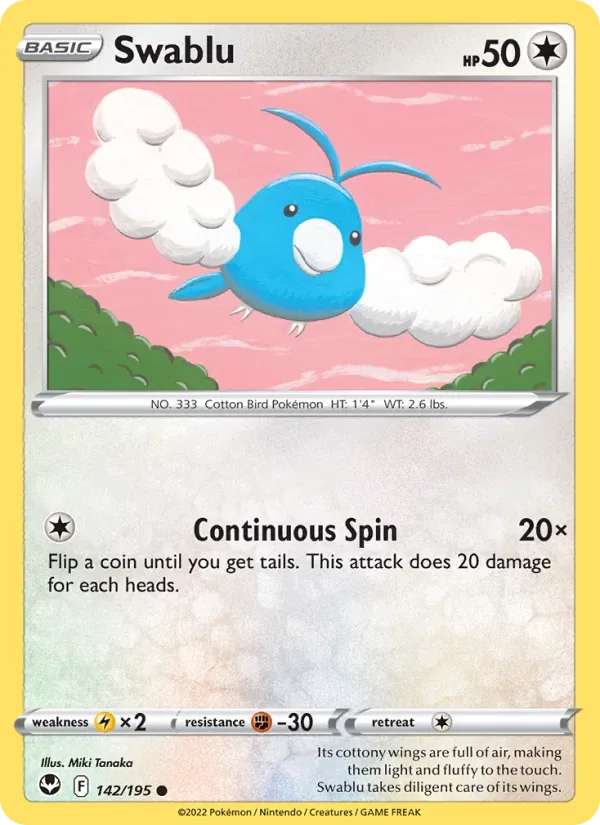 Swablu, Silver Tempest