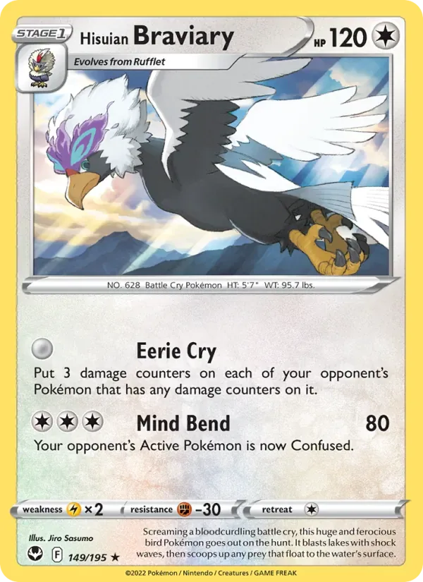 Hisuian Braviary, Silver Tempest
