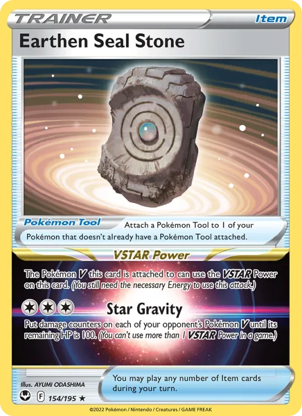 Earthen Seal Stone, Silver Tempest