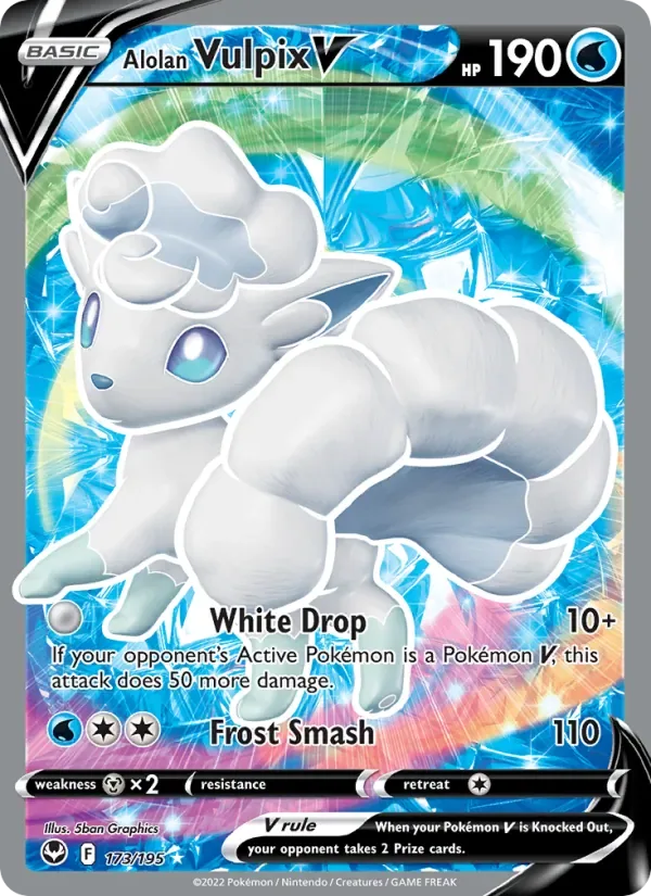 Alolan Vulpix V, Silver Tempest