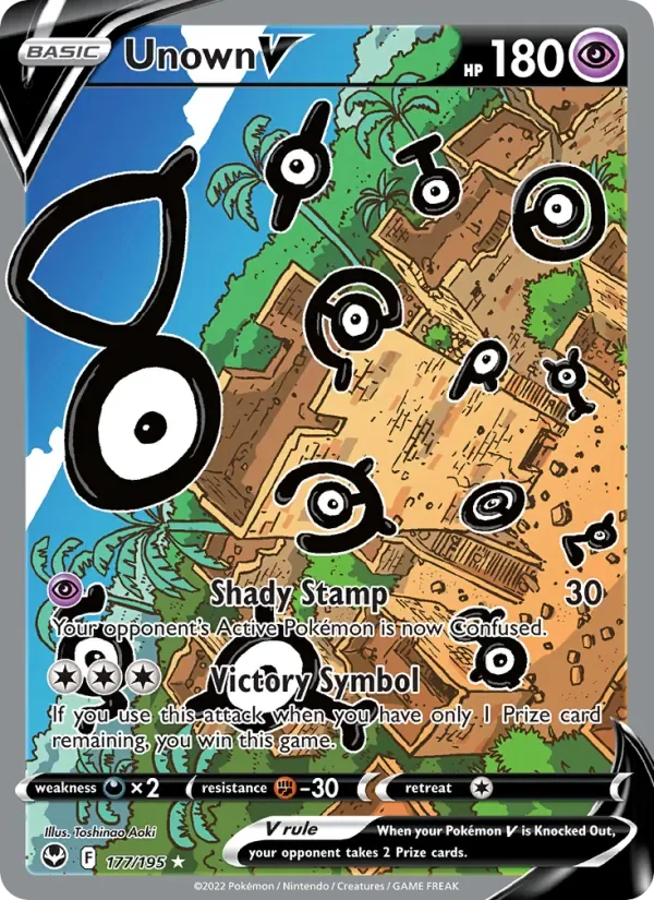 Unown V, Silver Tempest