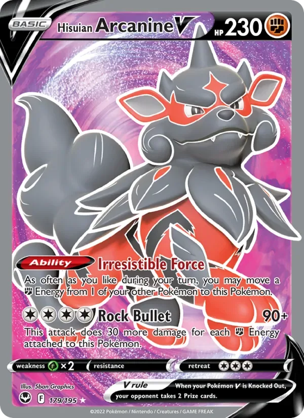 Hisuian Arcanine V, Silver Tempest