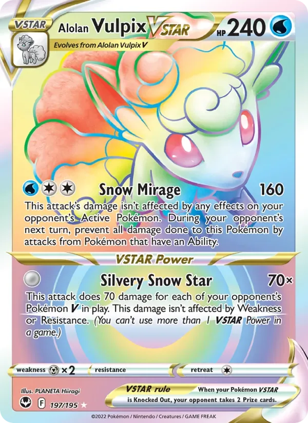 Alolan Vulpix VSTAR, Silver Tempest