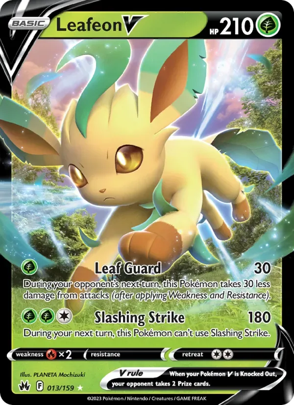 Leafeon V, Crown Zenith