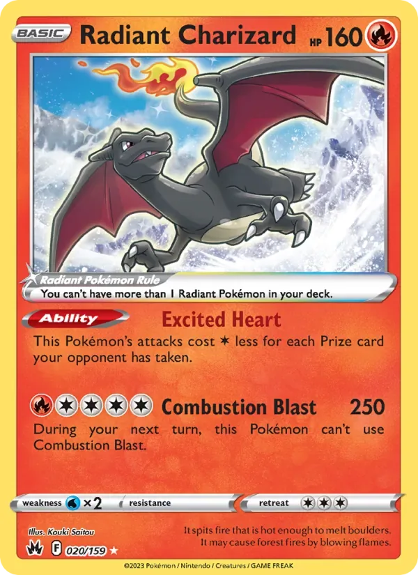 Radiant Charizard, Crown Zenith