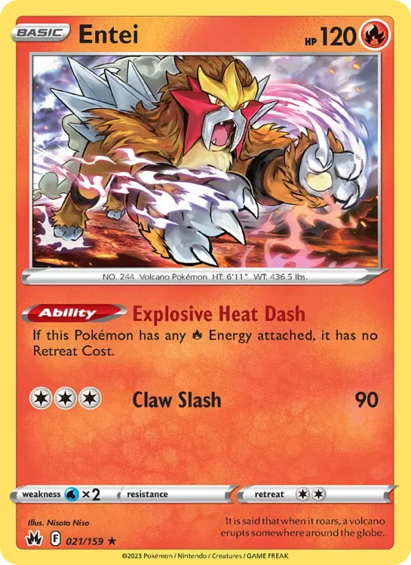 Entei, Crown Zenith