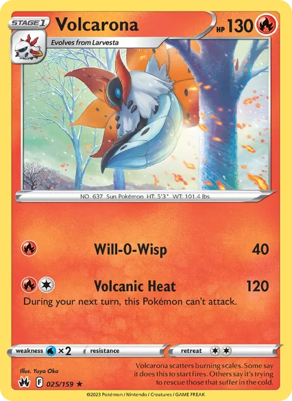 Volcarona, Crown Zenith