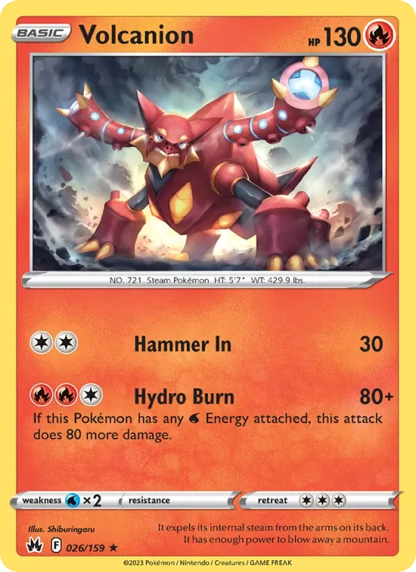 Volcanion, Crown Zenith