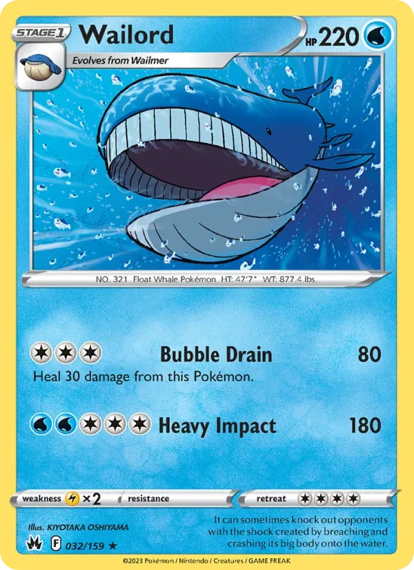 Wailord, Crown Zenith