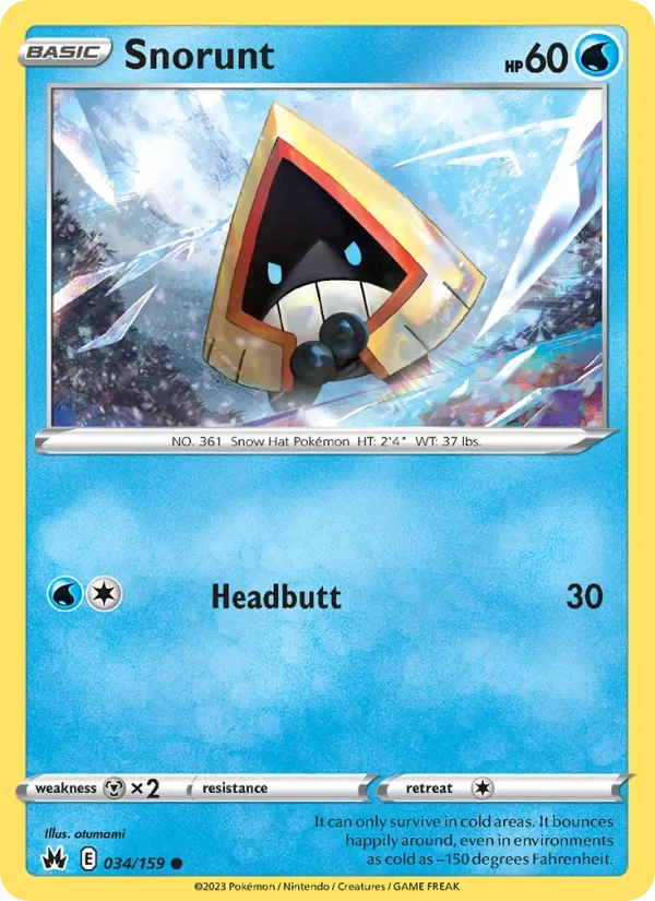 Snorunt, Crown Zenith
