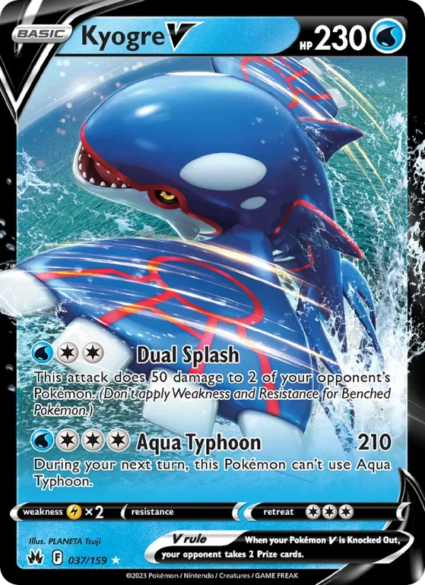 Kyogre V, Crown Zenith