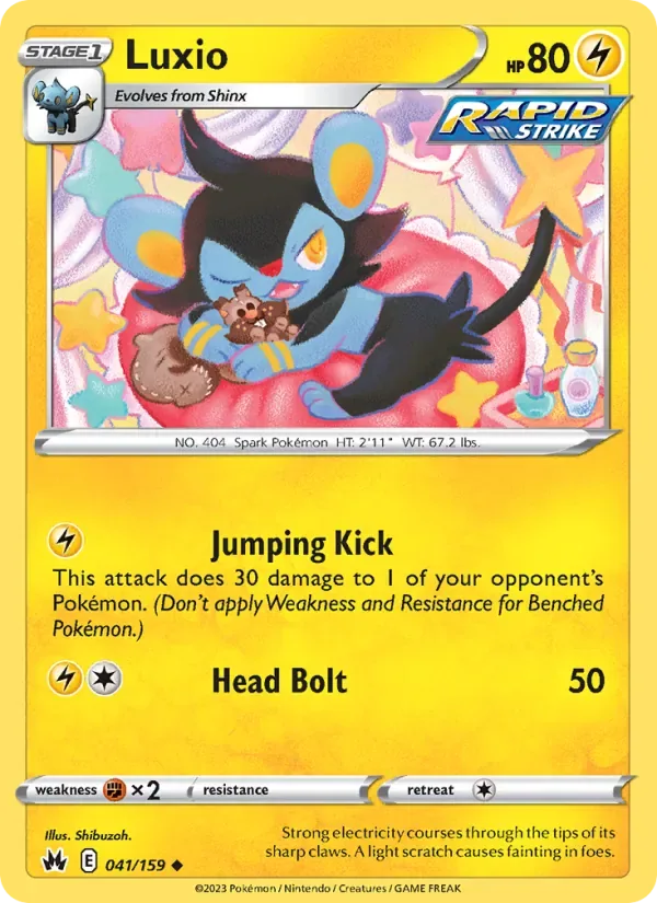 Luxio, Crown Zenith