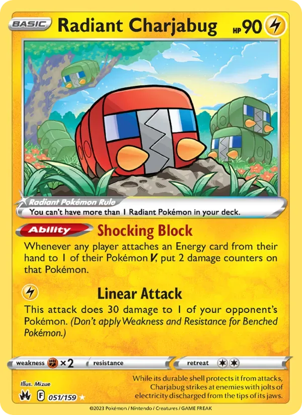 Radiant Charjabug, Crown Zenith