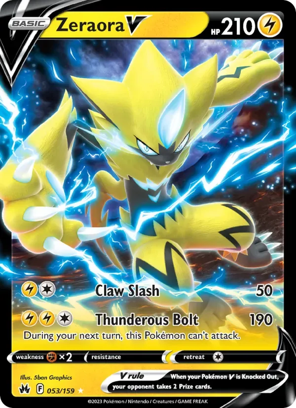 Zeraora V, Crown Zenith
