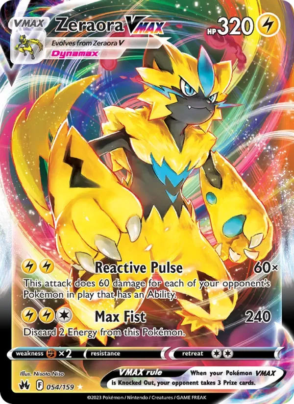 Zeraora VMAX, Crown Zenith