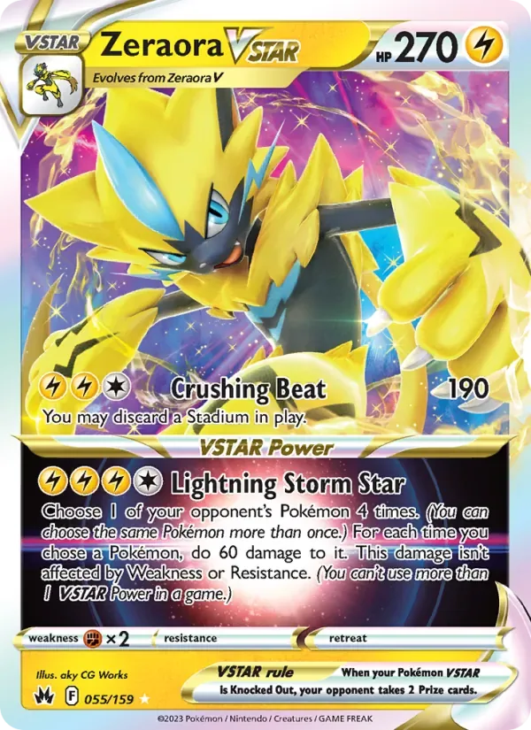 Zeraora VSTAR, Crown Zenith