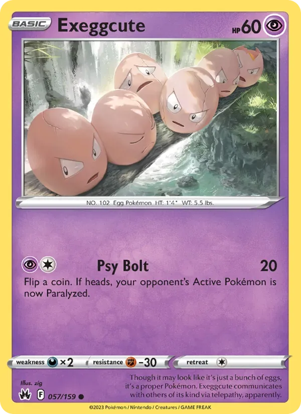 Exeggcute, Crown Zenith