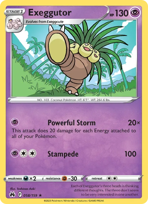 Exeggutor, Crown Zenith