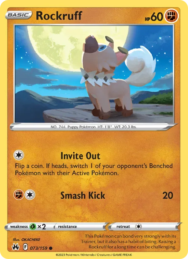 Rockruff, Crown Zenith