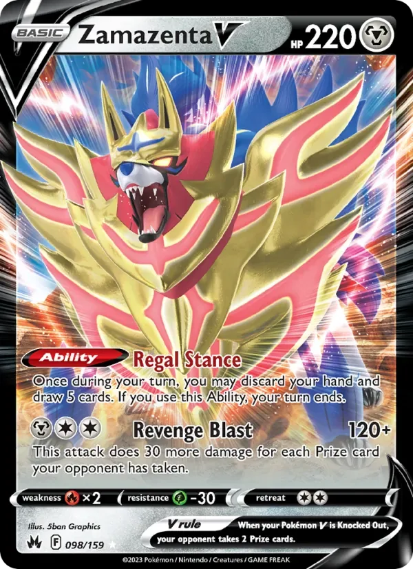 Zamazenta V, Crown Zenith