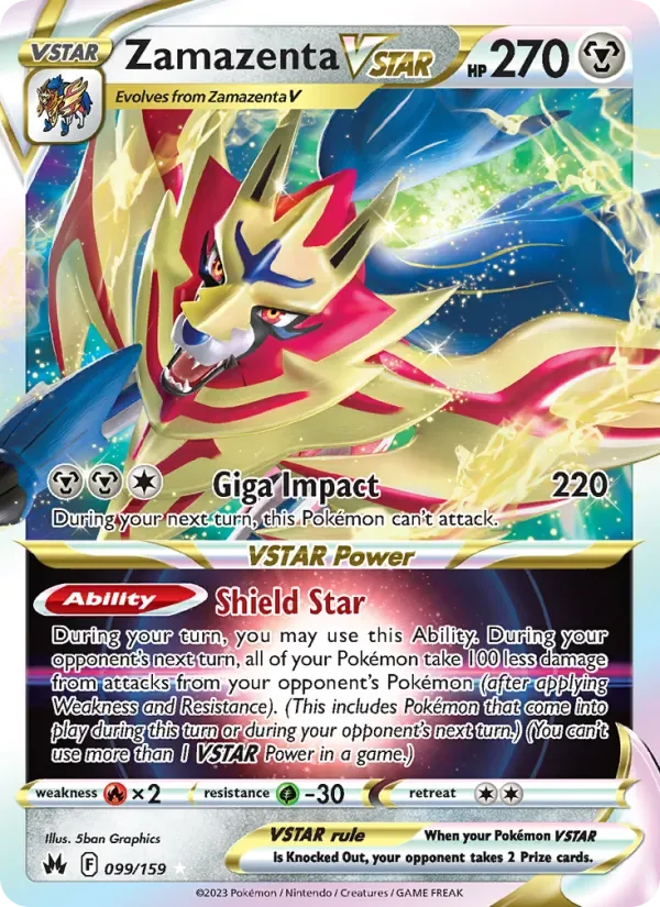 Zamazenta VSTAR, Crown Zenith