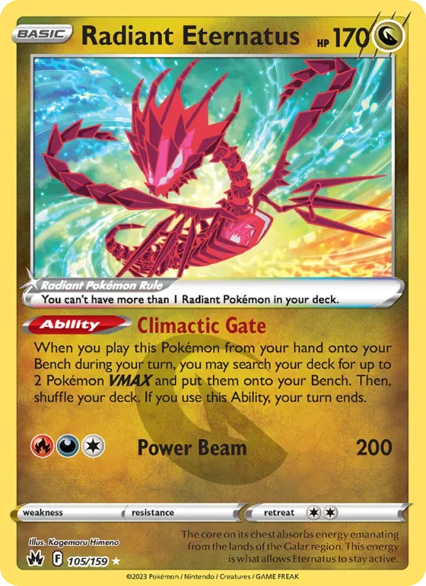 Radiant Eternatus, Crown Zenith