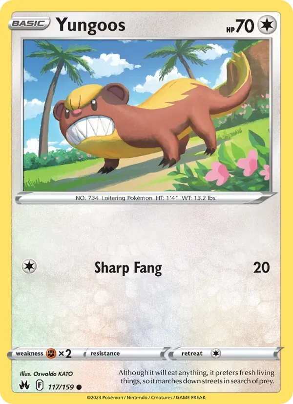 Yungoos, Crown Zenith