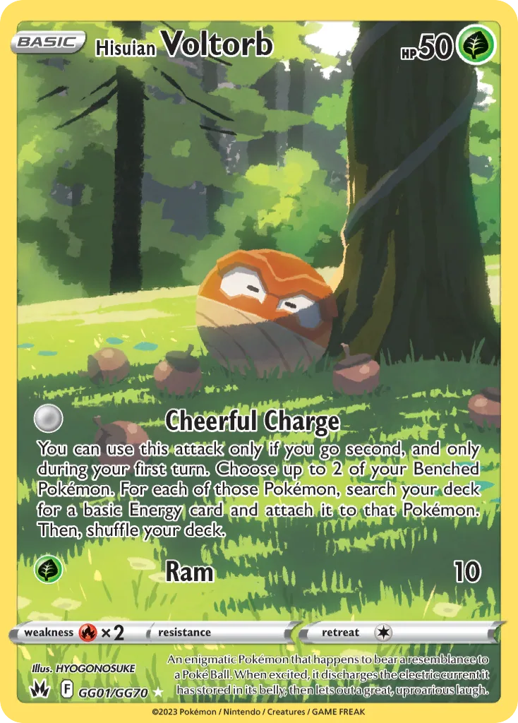 Hisuian Voltorb, Crown Zenith Galarian Gallery