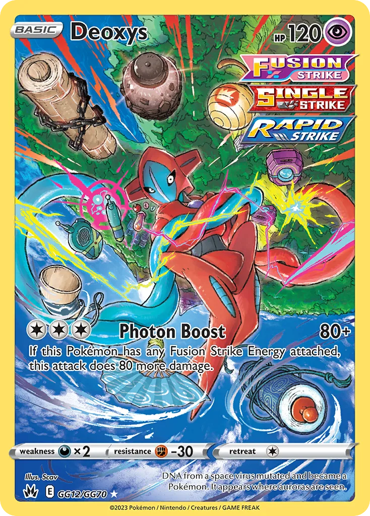 Deoxys, Crown Zenith Galarian Gallery