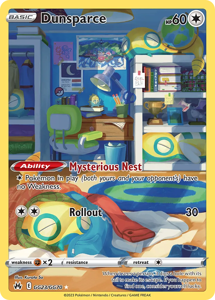 Dunsparce, Crown Zenith Galarian Gallery