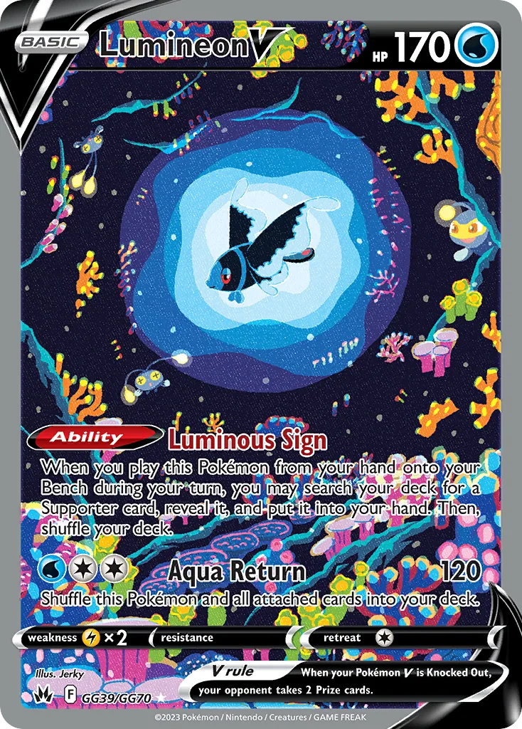Lumineon V, Crown Zenith Galarian Gallery