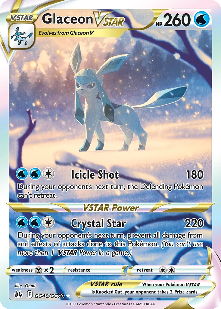 Glaceon VSTAR, Crown Zenith Galarian Gallery