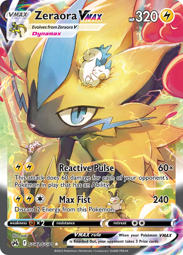 Zeraora VMAX, Crown Zenith Galarian Gallery