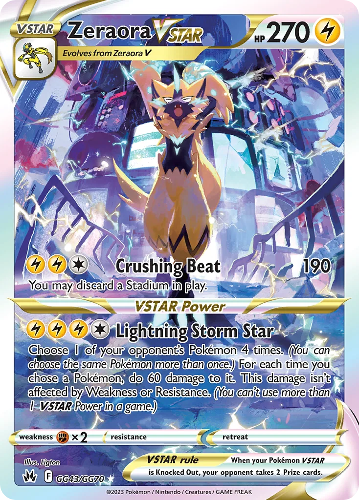 Zeraora VSTAR, Crown Zenith Galarian Gallery