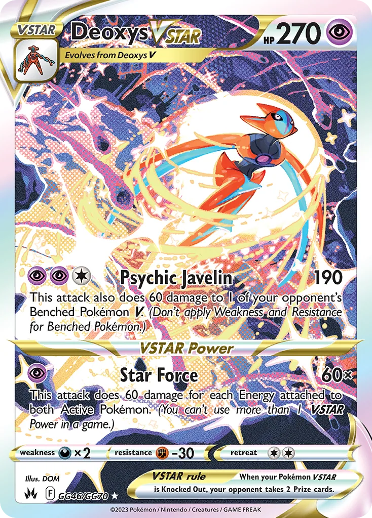 Deoxys VSTAR, Crown Zenith Galarian Gallery