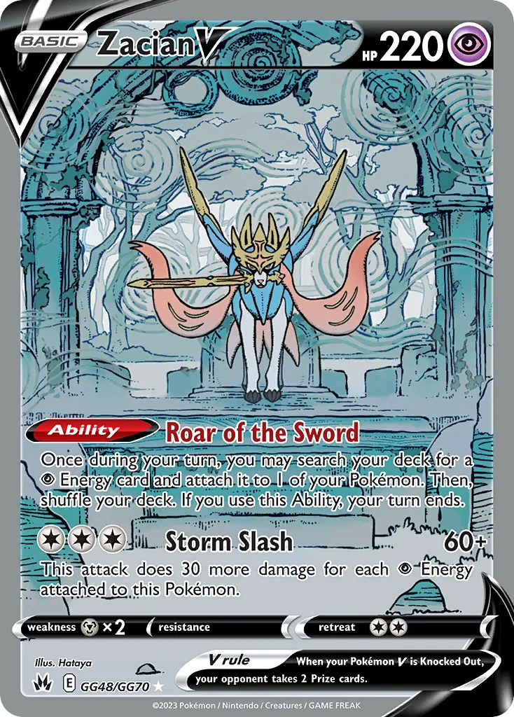 Zacian V, Crown Zenith Galarian Gallery