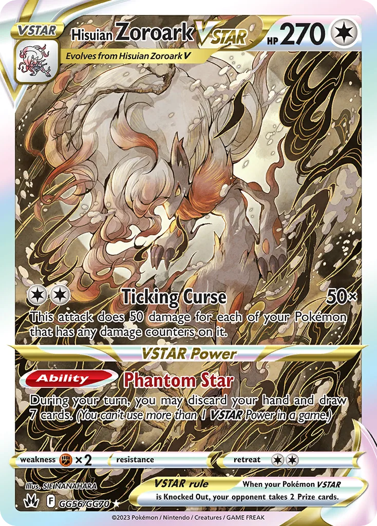 Hisuian Zoroark VSTAR, Crown Zenith Galarian Gallery