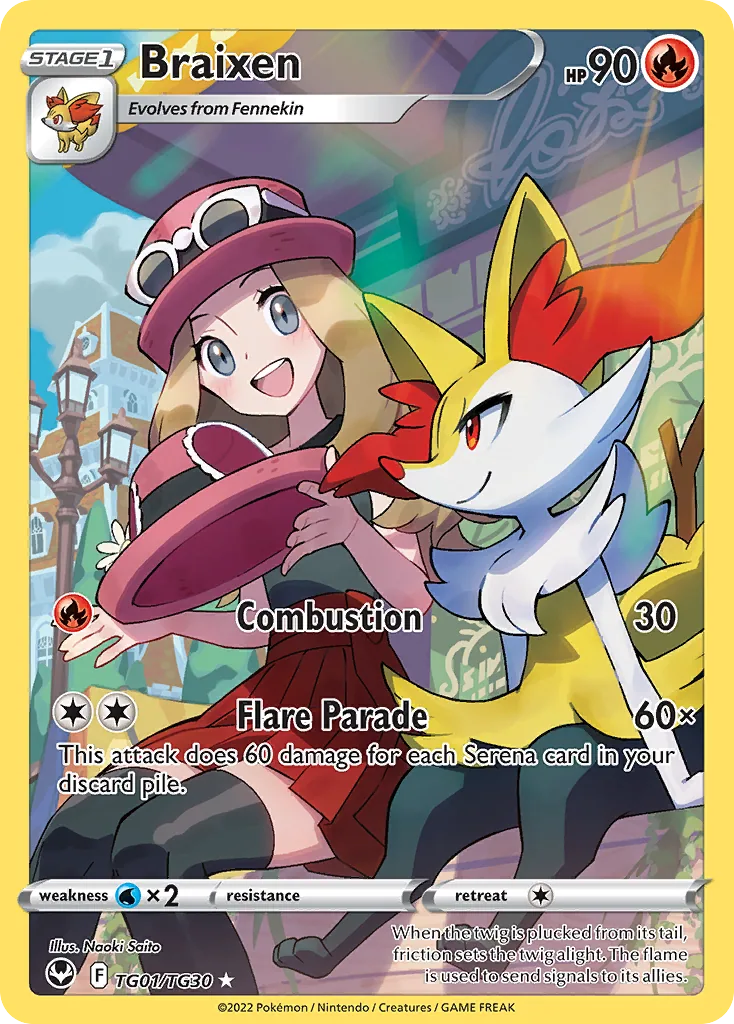 Braixen, Silver Tempest Trainer Gallery