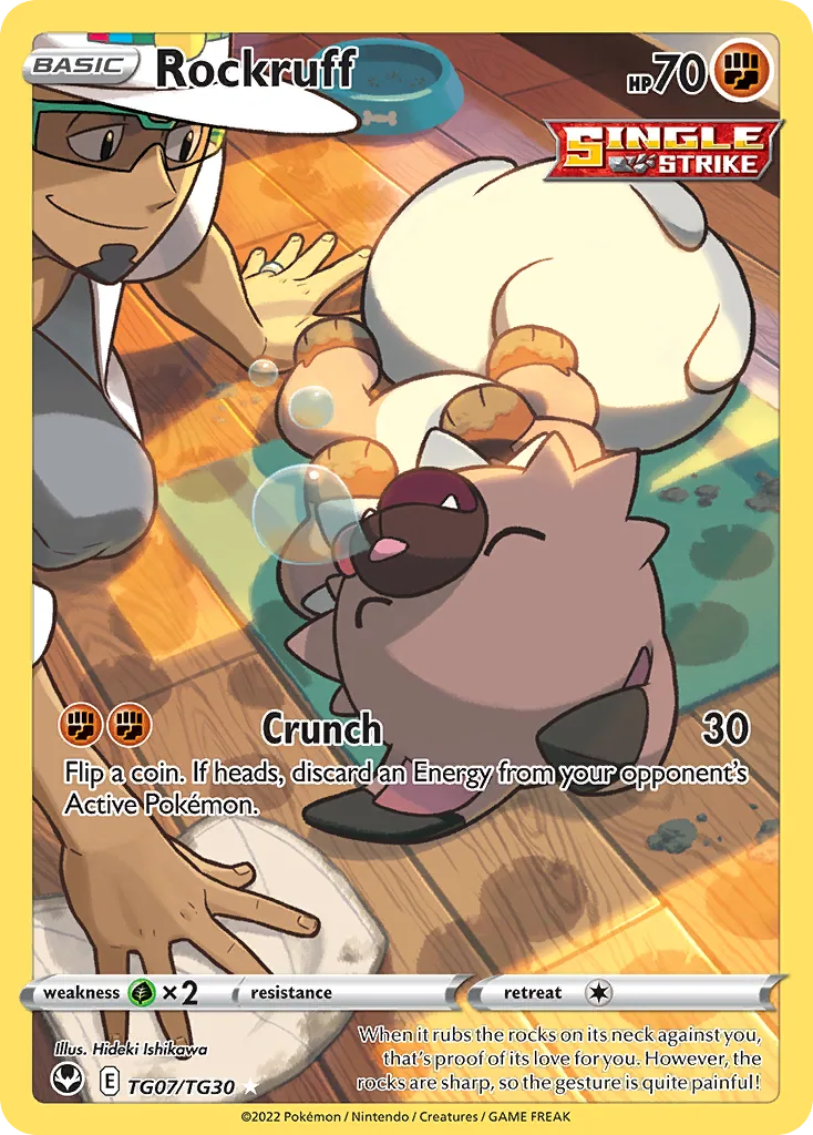 Rockruff, Silver Tempest Trainer Gallery