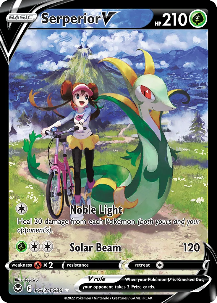 Serperior V, Silver Tempest Trainer Gallery