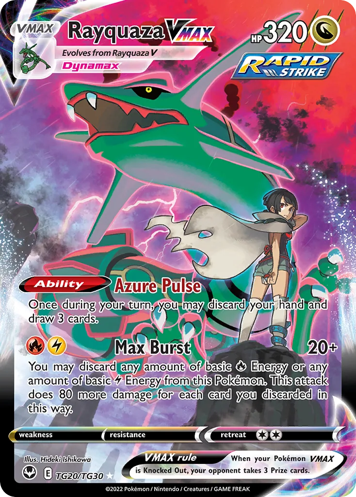 Rayquaza VMAX, Silver Tempest Trainer Gallery