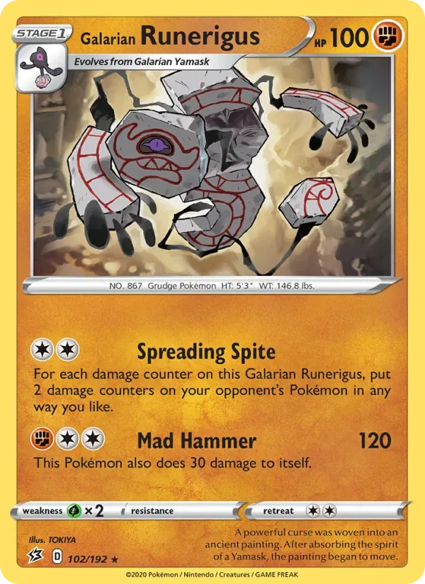 Galarian Runerigus, Rebel Clash