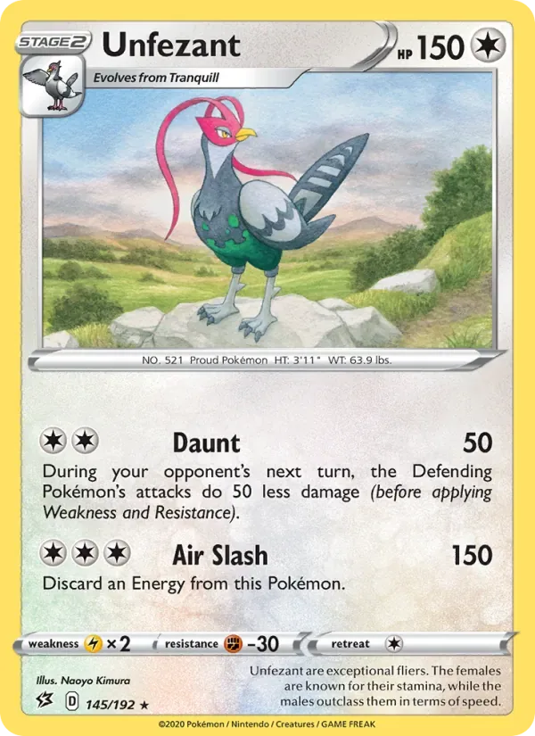Unfezant, Rebel Clash