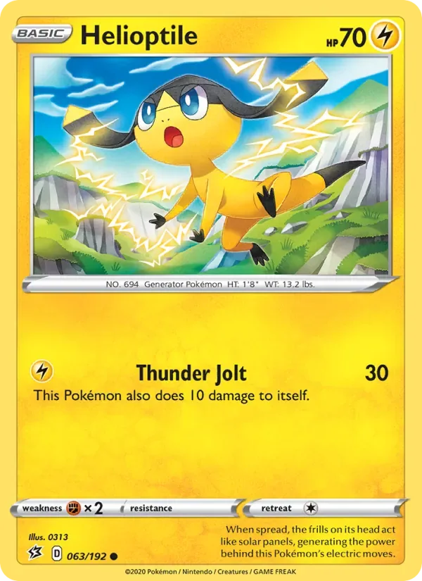 Helioptile, Rebel Clash