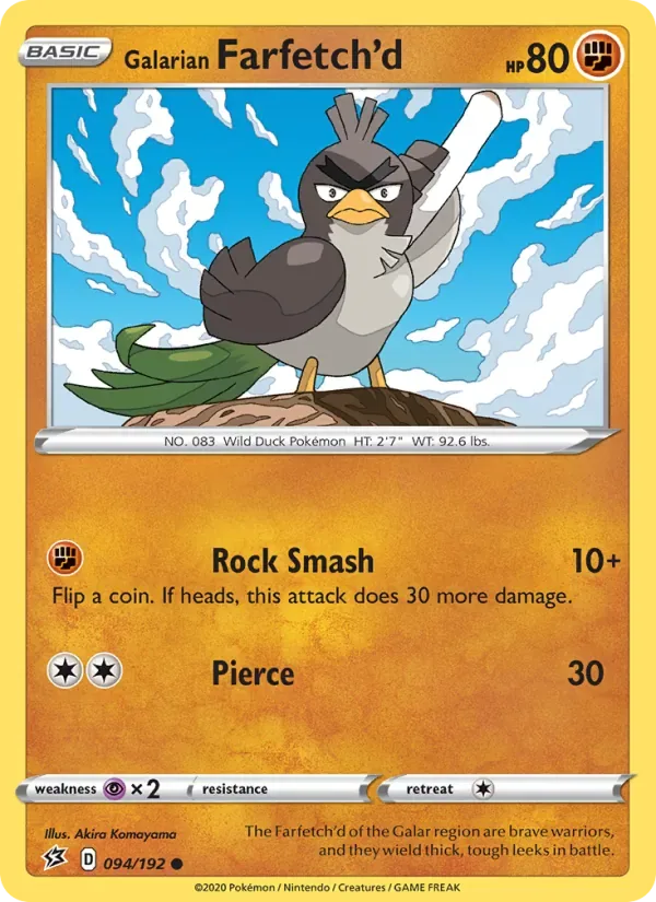 Galarian Farfetch'd, Rebel Clash