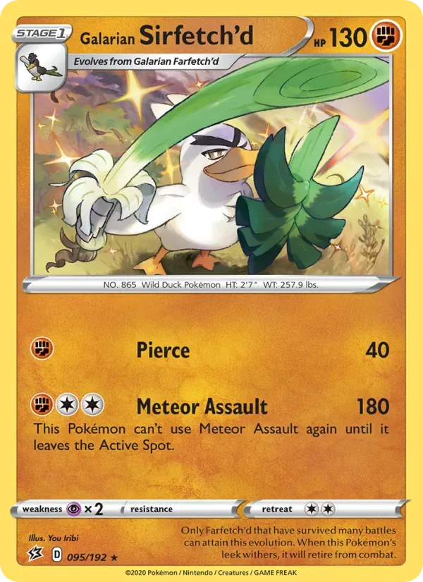 Galarian Sirfetch'd, Rebel Clash