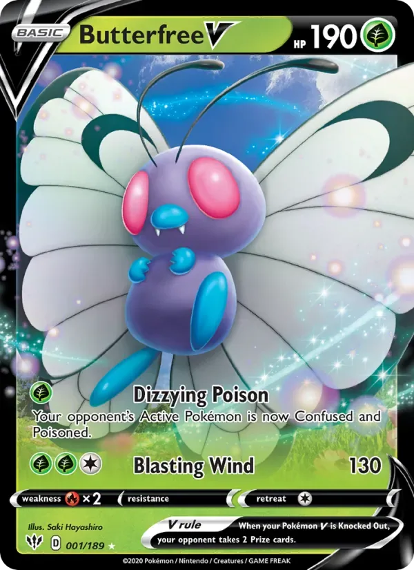 Butterfree V, Darkness Ablaze