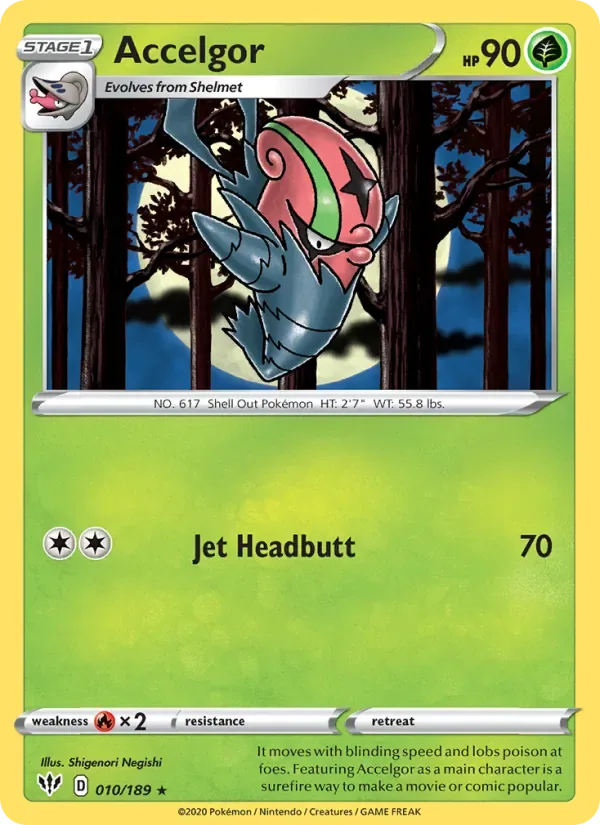 Accelgor, Darkness Ablaze