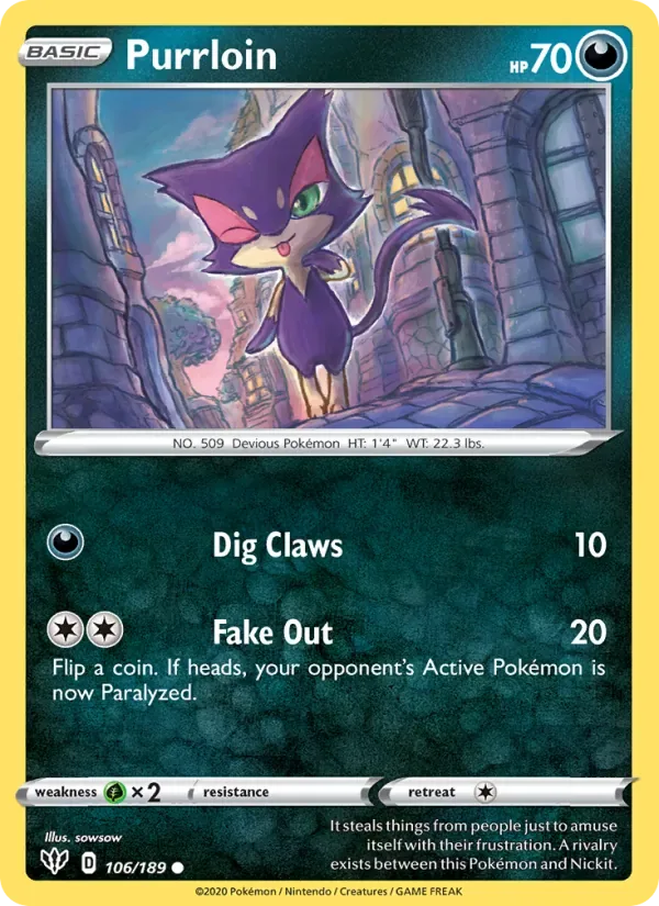 Purrloin, Darkness Ablaze